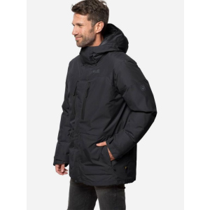 Пуховик Jack Wolfskin North Ice Parka M 1111681-6000 XL Черный (4060477270234) лучшая модель в Полтаве