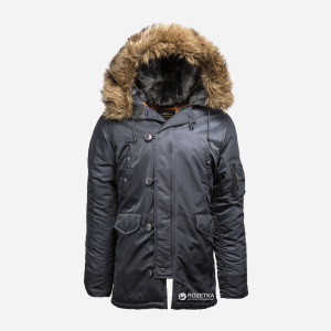 Парка Alpha Industries Slim Fit N-3B Parka 2XL Steel Blue лучшая модель в Полтаве