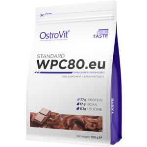 Протеин OstroVit Standard WPC80.eu 900 г Шоколад (5902232610550) в Полтаве