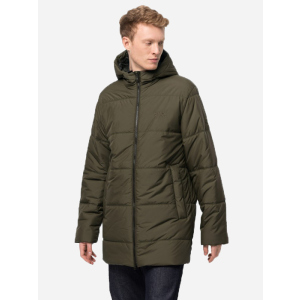 Пуховик синтетичний Jack Wolfskin North York Jacket M 1206381-4144 L Сіро-зелений (4060477927091) краща модель в Полтаві