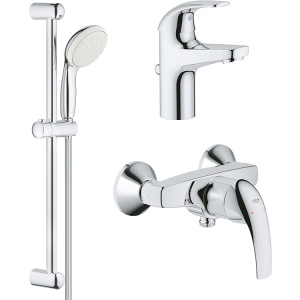 Набір змішувачів GROHE Start Curve 23805111 (23805000+23767000+27853001) краща модель в Полтаві