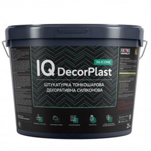 Силиконовая декоративная штукатурка Vamiut IQ DecorPlast SILICONE камешковый 0,5мм 25кг ТОП в Полтаве