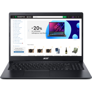 Ноутбук Acer Aspire 3 A315-34-P1VK (NX.HE3EU.05D) Charcoal Black лучшая модель в Полтаве