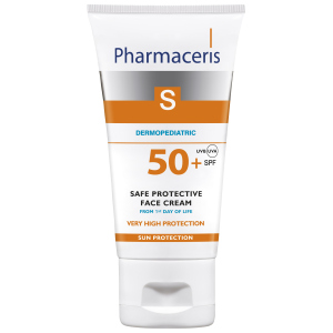 купити Безпечний сонцезахисний крем для обличчя з перших днів життя Pharmaceris S Sun Protection SPF50+ 50 мл.