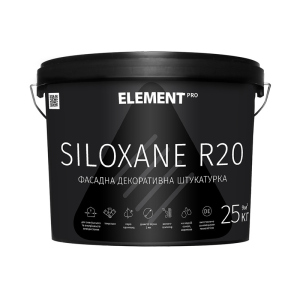 Фасадна штукатурка ELEMENT PRO SILOXANE R20 25 кг Біла ТОП в Полтаві