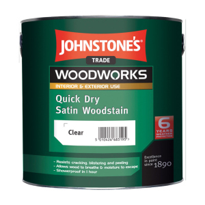 купити Акриловий лак Johnstone Quick Dry Polyurethane Varnish Satin 2,5 л