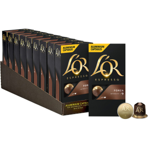 хорошая модель Набор кофе в капсулах L’OR Espresso Forza 10 упаковок x 10 шт (100 капсул) совместимы с Nespresso 100% Арабика (8711000360163)