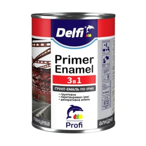 Грунт-эмаль Delfi Primer Enamel 3в1 зеленая 2.8 кг