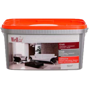 Клей Wellton для склошпалер 10 кг Білий (IG6546546887) в Полтаві