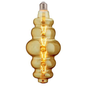 Лампа винтажная светодиодная филаментная (ретро) Horoz Electric Filament led ORIGAMI-XL 8W E27 2200K Янтар в Полтаве