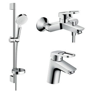 Комплект змішувачів Hansgrohe Logis Loop 1042019 (71150000+71244000+26553400) в Полтаві