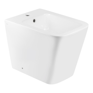 Биде напольное Qtap Crow 545х360х410 White QT05443370W лучшая модель в Полтаве