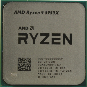 Процессор AMD Ryzen 9 5950X (100-000000059), U1