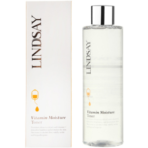 Зволожуючий тонік для зняття макіяжу Lindsay Vitamin Moisture Toner 250 мл (8809371144533) ТОП в Полтаві