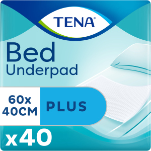 Одноразові пелюшки, що вбирають Tena Bed Plus 40x60 см 40 шт (7322540728859) краща модель в Полтаві