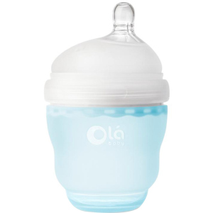 Детская силиконовая антиколиковая бутылочка Olababy GentleBottle Sky Голубой 120 мл (80440) лучшая модель в Полтаве