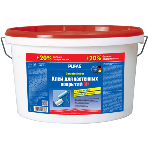 купить Клей Pufas для тяжелых обоев и настенных покрытий GF +20% 18 кг (4007954017968)