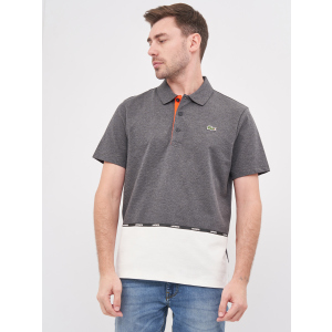 Поло Lacoste YH1539-H17 2XL (T7) Gray/White (3614030050088)