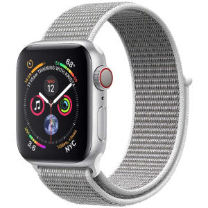 Ремінець Promate Fibro-38 для Apple Watch 38-40 мм 1/2/3/4/5/6/SE White (fibro-38.white) в Полтаві