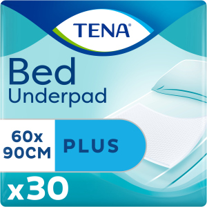 Одноразові пелюшки, що вбирають Tena Bed Plus 60x90 см 30 шт (7322540800760) ТОП в Полтаві