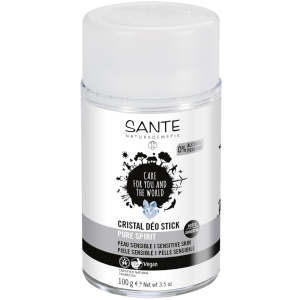 Сухий БІО-дезодорант для надчутливої ​​шкіри Sante Crystal не ароматизований 50 мл (4025089075721) в Полтаві