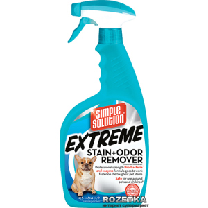 Спрей для нейтралізації запахів та плям Simple Solution Extreme Stain & Odor Remover 945 мл (ss10137)