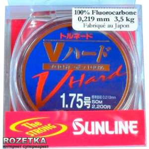 Леска Sunline FC Tornado V Hard HG 50 м #1.75/0.219 мм 3.5 кг (16580525) ТОП в Полтаве