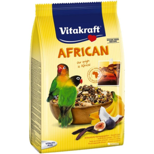 Повсякденний корм для нерозлучників та інших маленьких африканських папуг Vitakraft African 750 г (4008239216410)