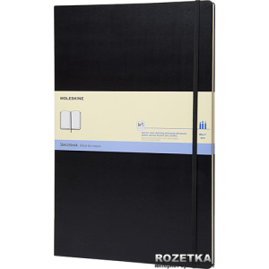 Нотатник Moleskine Folio 21 х 30 см 96 сторінок без лінівки Чорна (9788862931939) в Полтаві