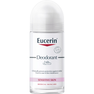 Антиперспирант роликовый Eucerin 24 часа защиты для гиперчувствительной и склонной к аллергическим реакциям кожи 50 мл (4005800027598) в Полтаве