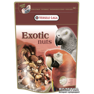 Корм для крупных попугаев Versele-Laga Prestige Exotic Nut Mix зерновая смесь 0.75 кг (5410340217825) ТОП в Полтаве