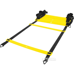 Лесенка LiveUp Agility Ladder координационная 8 м Black-Yellow (LS3671-8) лучшая модель в Полтаве