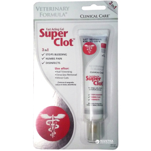 Гель для обработки ран Veterinary Formula Clinical Care Super Clot  28 г (736990002013) ТОП в Полтаве