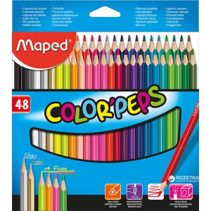 Олівці кольорові Maped Color Peps Classic 48 кольорів (MP.832048) краща модель в Полтаві