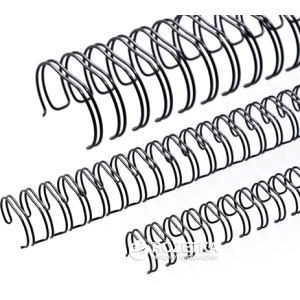 Металеві пружини bindMARK 12.7 мм 100 шт Чорні (20000472520) ТОП в Полтаві