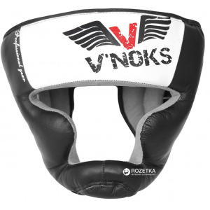 Боксерский шлем V'Noks Aria XL Черно-белый (1716_40220)