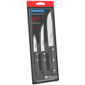 Набір ножів Tramontina Ultracorte 3 предмети (23899/051) ТОП в Полтаві