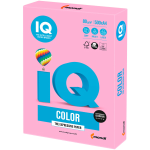 Папір IQ Color Neon Pink рожевий А4 80г/м2 500 аркушів (9003974411873) ТОП в Полтаві