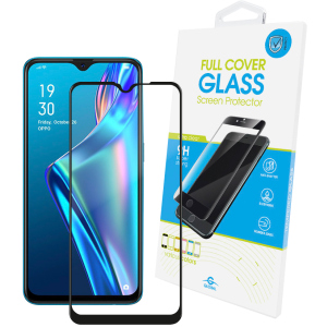 Защитное стекло Global Full Glue для Oppo A12 Black