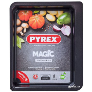 Форма прямокутна для випічки Pyrex Magic 30 х 23 см Прямокутна Чорна (MG30RR6) в Полтаві