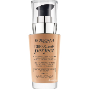 Тональна основа Deborah Dress me Perfect SPF 15 № 03 30 мл (8009518230123) краща модель в Полтаві