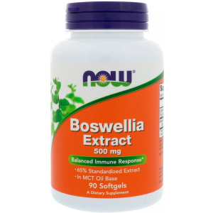 Натуральний екстракт NOW Boswellia Extract 500 мг 90 капсул (733739049360) краща модель в Полтаві