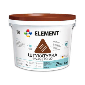 Фасадная штукатурка R20 "ELEMENT" Дубовая кора 25 кг в Полтаве