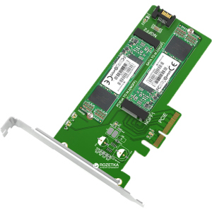 Адаптер Maiwo Multi-Size PCI-E to M.2 PCIe SSD / SATA to M.2 SATA SSD (KT015) в Полтаве
