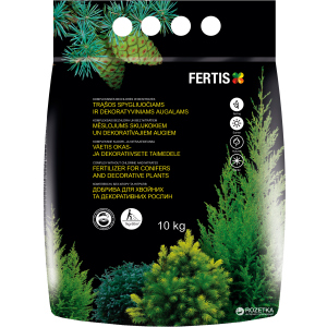 хорошая модель Удобрение для хвойных и декоративных растений Fertis без хлора и нитратов 10 кг (10508715) 4779039690778
