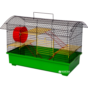 Клетка для грызунов Лорі Биг Вагон 40.5 х 61 х 39.5 см Зеленая (4823094302371) в Полтаве