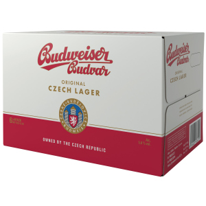 купить Упаковка пива Budweiser Budvar светлое фильтрованное 5% 0.33 л x 24 шт (8594403430127)