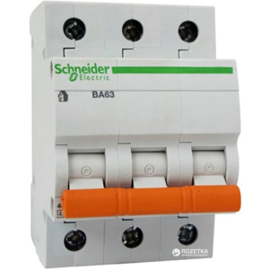 Автоматичний вимикач Schneider Electric 3 Р 20 А тип C 4.5 кА краща модель в Полтаві