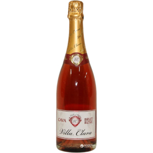 Вино игристое Villa Clara Cava Brut Rose розовое сухое 0.75 л 11.5% (8421414319137) рейтинг