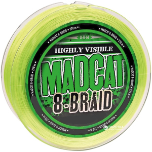 Шнур DAM Madcat 8-Braid 270 м 0.60 мм 61.2 кг/135 кг Зелений (3803060)